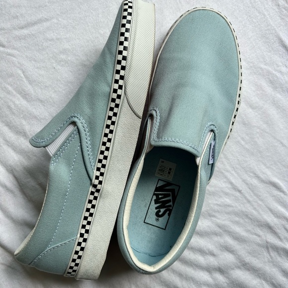 Vans Shoes - Vans Slip-On Shoes - Light Blue
